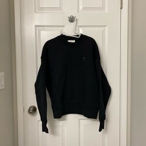 AMI PARIS Black Sweatshirt